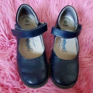 Navy uniform shoes